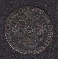 Ausztria/magyar verdejel 1821B 3Kr Ag II.Ferenc T:3+/3
