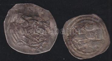 Vegyes házak 1200-as évek "Friesachi Dénár"/Bécsi fillér (2x) Magyarországon fizetőeszközk...