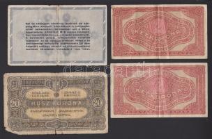 Vegyes magyar bankjegy (10x) és külföldi / magyar érem (15x) tétel T:vegyes