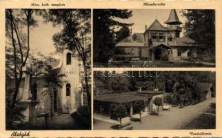 Alsógöd Vasútállomással és a Huzella-villával