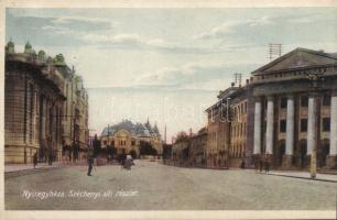 Nyíregyháza Széchenyi út a Pénzügyigazgatóság épületével