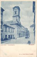 Budapest V. Lipót utca Fölsei Kornél a Fekete Kutyához címzett üzletével