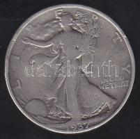 USA 1937. 1/2$ Ag "Walking" T:3