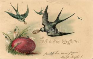 Easter birds litho (b)