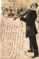 Violinist hand-crafted