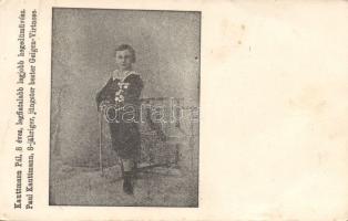 Pál Kautmann, 8 year-old violinist