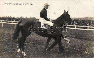 Horse race; Zarabin ridden by G. Stern photo