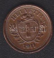 Svájc 1911B 1R Br T:2+