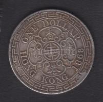 Hong-Kong 1868. 1$ hamisítvány! T:2-