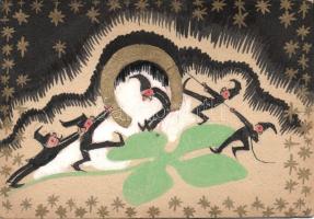 New Year chimney sweepers hand-crafted