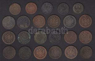 Ausztria (magyar verdejel is) 1858B 5/10Kr (3x), 1859B 5/10Kr, 1858B 1Kr, 1859A,B,E 1Kr (5x),1860A,B...