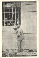 Beggar receiving money