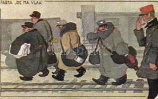 Railwaymen s: E. Schrabal