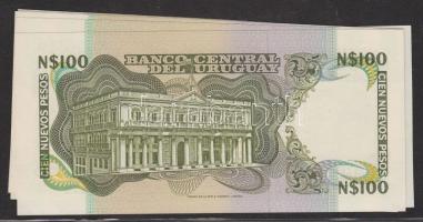 Uruguay 1989. 50P "G" (3x) + 100P "G" (3x) T:I