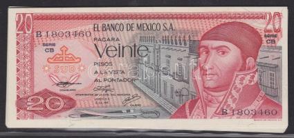 Mexikó 1976. 20P (3x) + 1981. 50P (4x) + 1981. 100P (2x) T:I