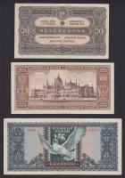 1920-1946. 20K, 100.000P (2x), 1.000.000P, 10.000.000P, 100.000.000P T:I-,II,II-