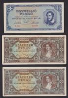 1920-1946. 20K, 100.000P (2x), 1.000.000P, 10.000.000P, 100.000.000P T:I-,II,II-