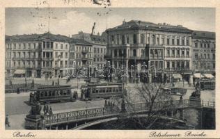 Berlin Potsdamer bridge with the shops of Max Bloch and J. Neumann