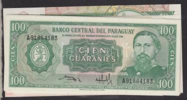 Kis papír világpénz tétel közte: Paraguay, Zaire, Banglades, Gambia, Honduras, Maldív-szigetek, Kazahsztán T:I összesen 11db!