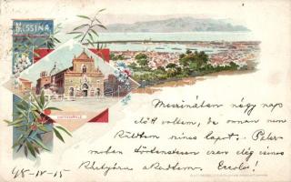 1898 Messina cathedral litho