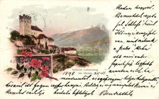 1898 Lebenberg (Monteleone) castle, floral