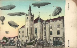 Munkács town hall in the future