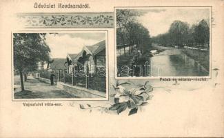 Kovászna with the Vajnafalvi Villa alley