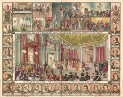 Pope Pius XI with the 1933 Anniversary of Christ´s Redemption folding card s: A. Bossi