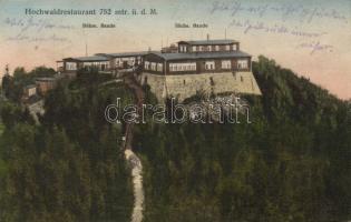 Hochwaldrestaurant with Czech and Saxon buildings