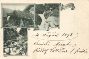 1898 Mirafälle with mill
