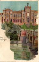 München Maximilianeum Museum litho s: Kley
