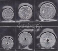 Kambodzsa 1959. 10c + 20c + 50c T:1 + Laosz 1952. 10c + 20c + 50c T:1