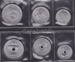 Kambodzsa 1959. 10c + 20c + 50c T:1 + Laosz 1952. 10c + 20c + 50c T:1