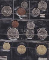 Uruguay 1969. 1P, 5P, 10P + El Salvador 1970-72. 1c, 5c, 10c, 25c, 50c + Panama 1c, 2 1/2c, 5c, 1/10...