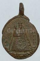 XIX. századi Mater Doloros bronz medál sérült állapotban