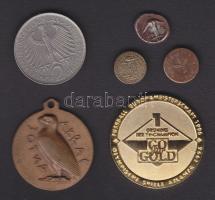 Kis numizmatikával kapcsolatos vegyes tétel ókortól napjainkig T:vegyes