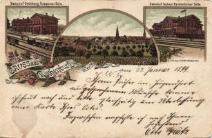 1899 Czerwiensk (Rothenburg) Railway Station litho (Rb)