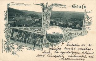 Mürzthal with Factory and the tobacconist shop of Hans Krenn (fa)