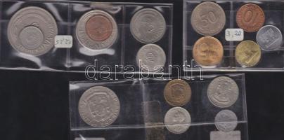 Szingapúr 1967-1969. 1c,5c,10c,20c,50c,1$ + Dél-Korea 1W (2x),5W,10W,50W + Fülöp-Szigetek 1s,5s,10s,25s,50s T:1,2