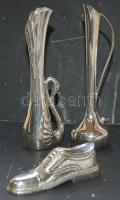 2 db fém váza + 1 db cipő alakú sörnyitó