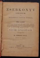 1885 Gimnáziumi zsebkönyv a reáliskola tanulóinak