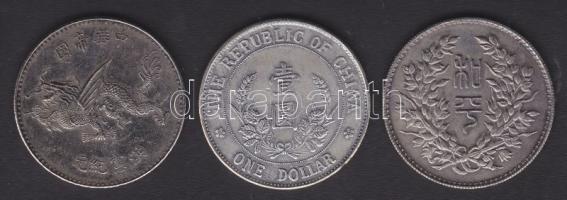 Kína / Köztársaság 1912-1916. 1$ (3x) hamisítványa! T:2