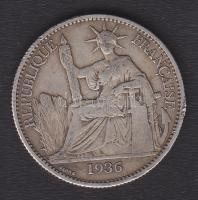 Francia Indokína 1936. 50c Ag T:2-/2