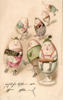 Egg folklore litho