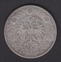 Ausztria 1900. 5K Ag T:3