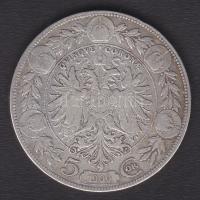 Ausztria 1900. 5K Ag T:3
