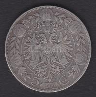 Ausztria 1900. 5K Ag T:3+