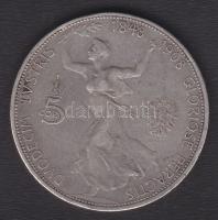 Ausztria 1908. 5K "Jubileum" Ag T:3