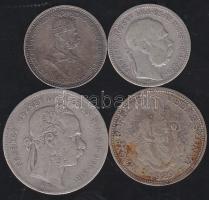 1879. 1Ft + 1891. 1K + 1896. 1K "Millenium" + 1929. 2P Ag T:3