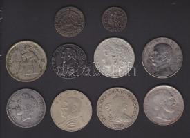 Vegyes külföldi jó minőségű hamisítvány! tétel 10db érmével T:vegyes